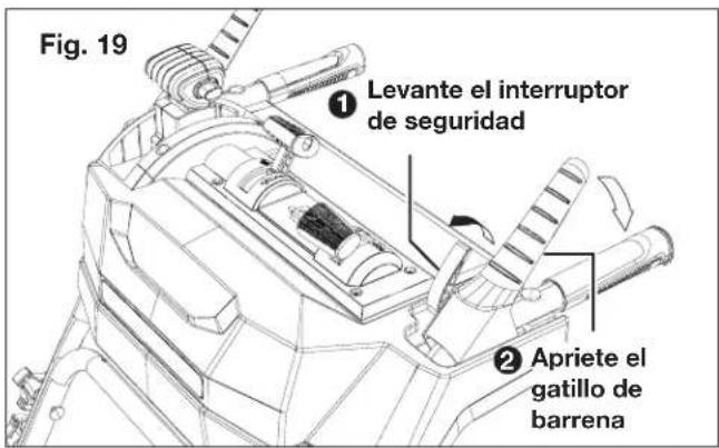 Snow Joe 24VX4SB24CT - Encendido de la máquina - 2