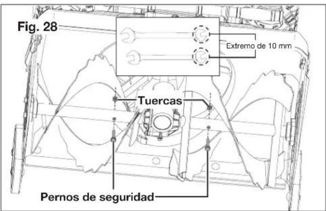 Snow Joe 24VX4SB24CT - Reemplazo de pernos de seguridad - 3