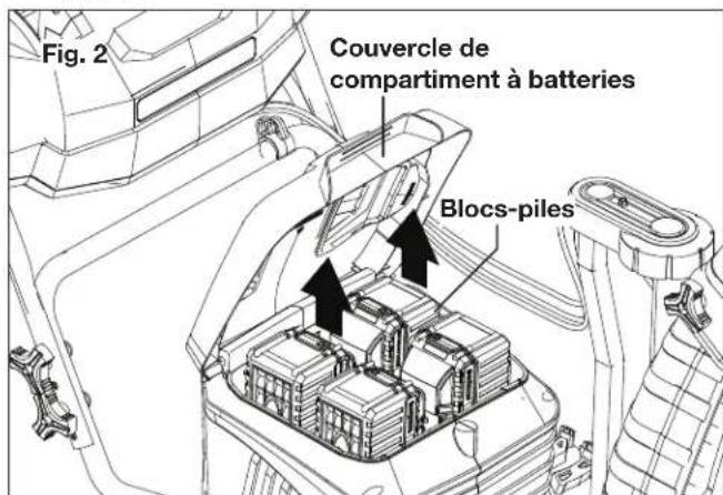 Snow Joe 24VX4SB24CT - Comment charger les batteries - 1