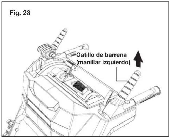 Snow Joe 24VX4SB24CT - Apagado de la máquina - 1