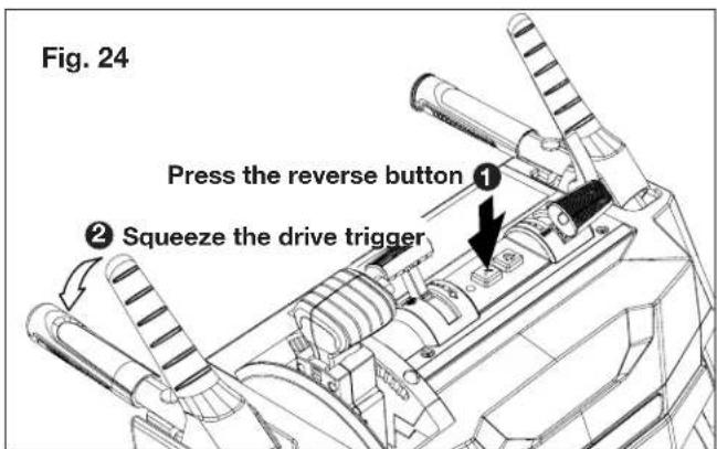 Snow Joe 24VX4SB24CT - Reverse Traveling - 1