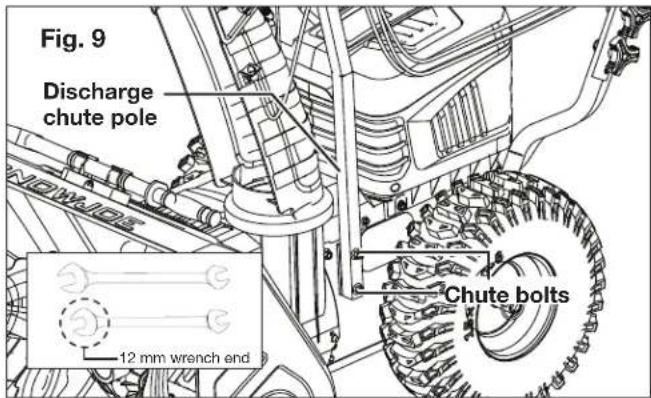 Snow Joe 24VX4SB24CT - Discharge Chute Assembly - 2
