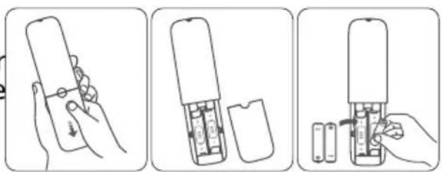 Krüger&Matz KM0556 - BATTERIEN EINLEGEN - 1