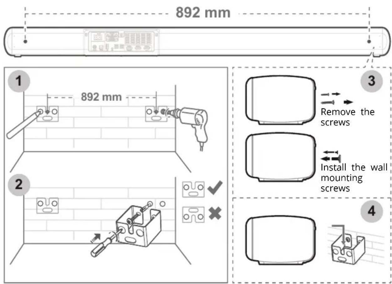 Krüger&Matz KM0556 - Wall mounting - 1