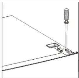 SILVERCREST SKGK 323 A1 - Changing the door hinge - 3
