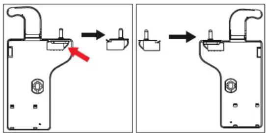 SILVERCREST SKGK 323 A1 - Changing the door hinge - 2