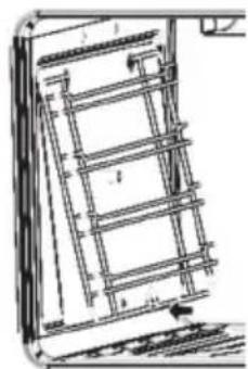 AMICA ACIS2115S - Insertion de la crémaillère - 2