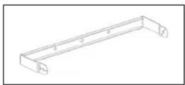 Etherma Solamagic SMS1PLUS1400T - Installation, radiant heater with bracket - 1