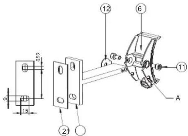 Etherma Solamagic SMS1PLUS1400T - Trin 1: Montering af T-holder - 1
