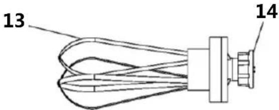 BARTSCHER STM3 WH1 - Schneebesen - 2
