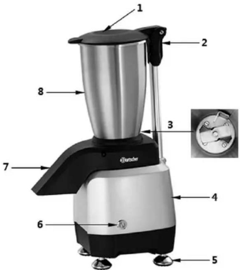 BARTSCHER 135026 - Éléments de l'appareil - 1