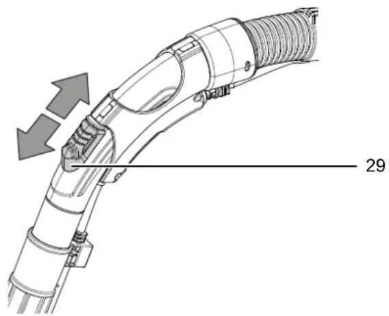 TROTEC VC 1200W - Réglage du début d'air - 1