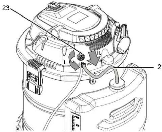 TROTEC VC 1200W - Nettoyage du réservoir de produit de nettoyage - 2