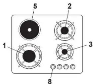 Glem Gas GV64HBK - MODELO - 2
