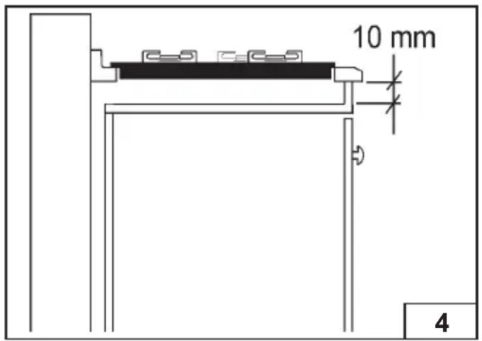 Glem Gas GV64HBK - Montage de la table de cuisson - 2