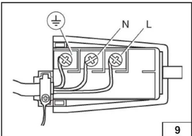 Glem Gas GV64HBK - Replacing the power supply cable - 1