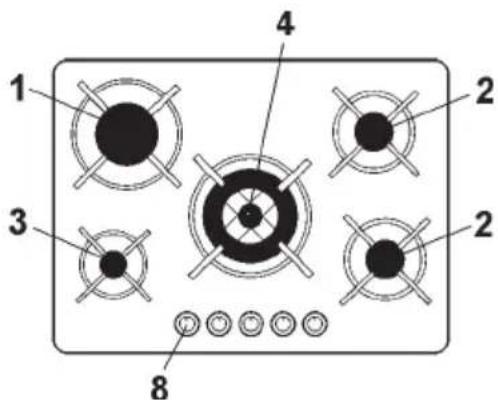 Glem Gas GV64HBK - MODELO - 5