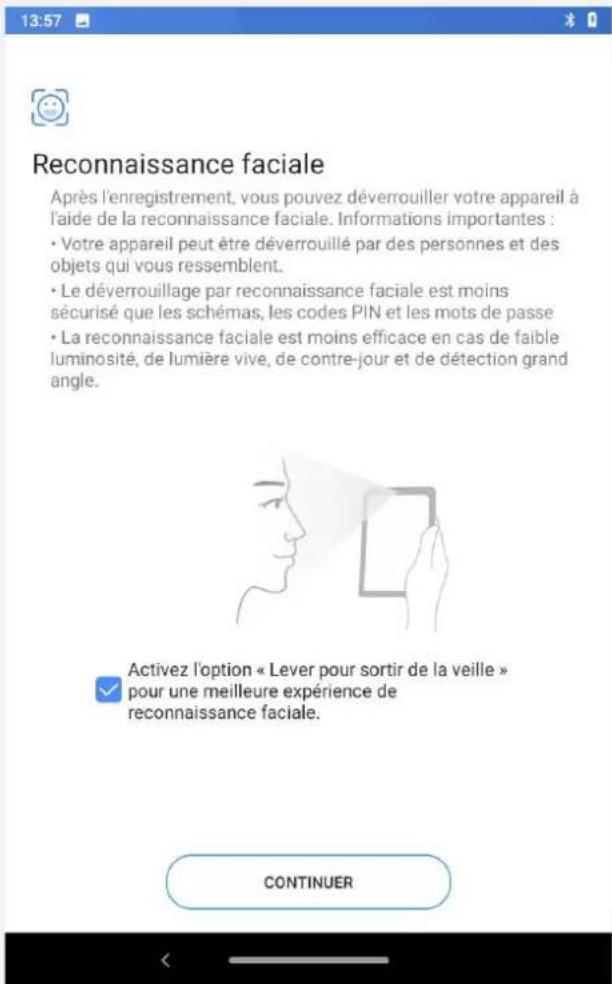 LENOVO Tab M8 FHD - Ajout de la reconnaissance faciale - 1