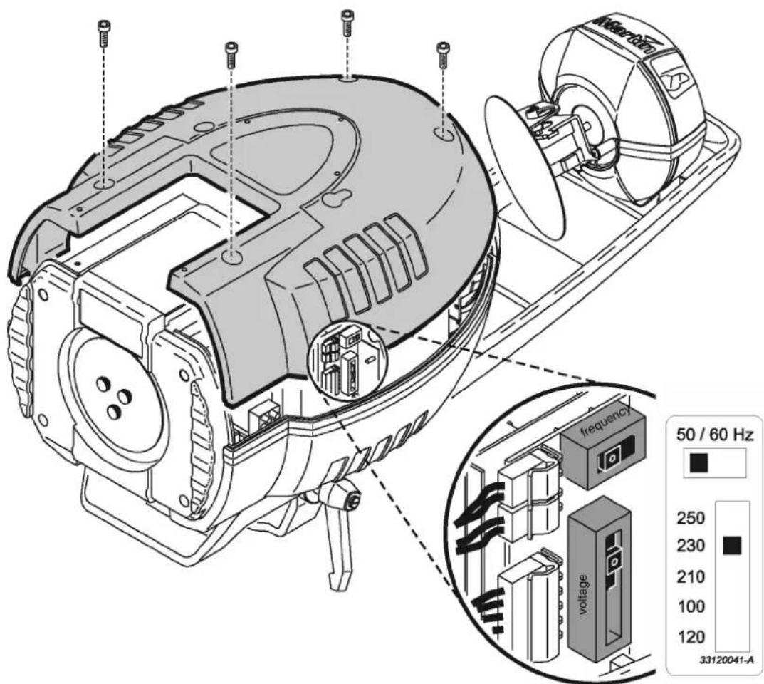 MARTIN MX10 Extreme - CONFIGURATION DE L'ALIMENTATION - 1