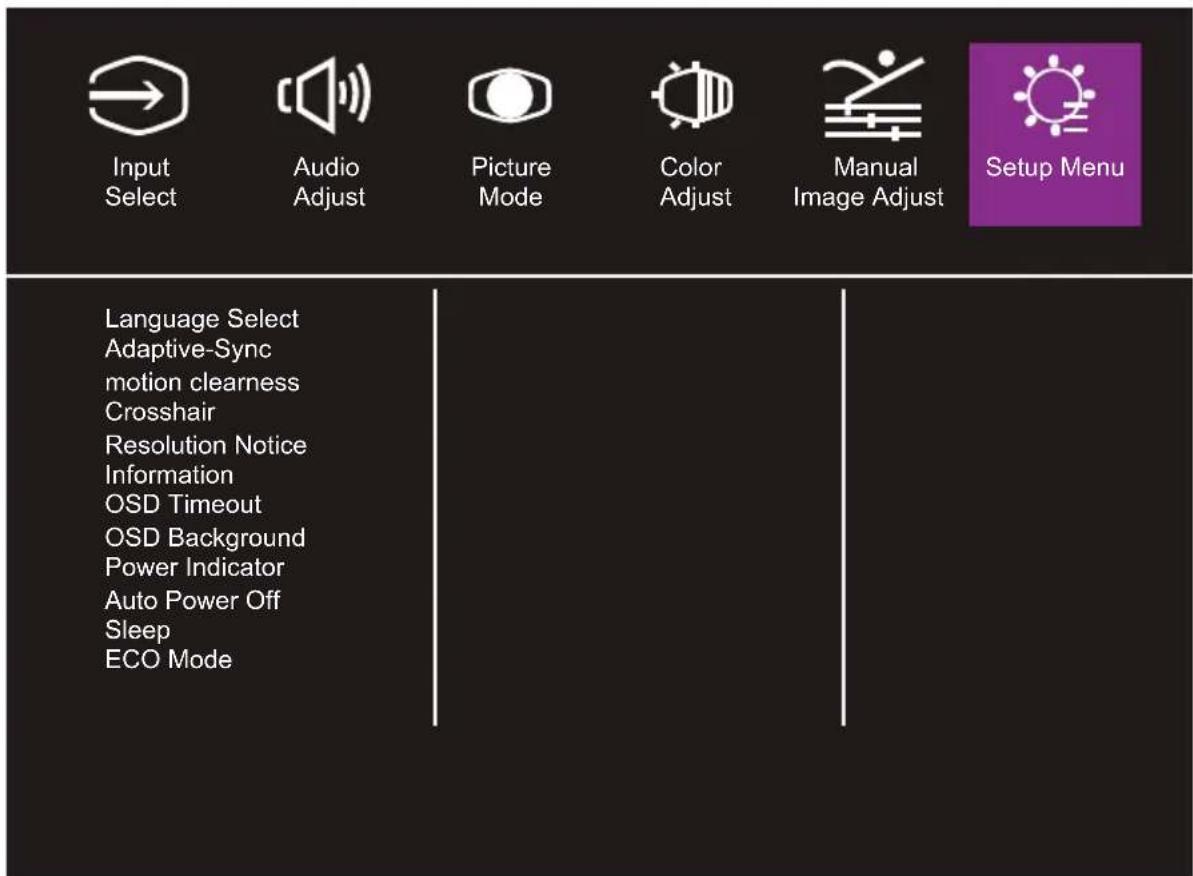 COOLER MASTER GM27FQS ARGB - Menu principal - 6