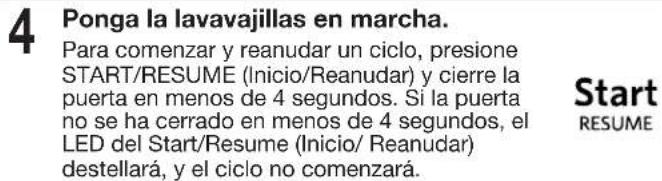 KITCHENAID KDPE234GPS - Agregue el detergente y el agente de enjuague. - 4