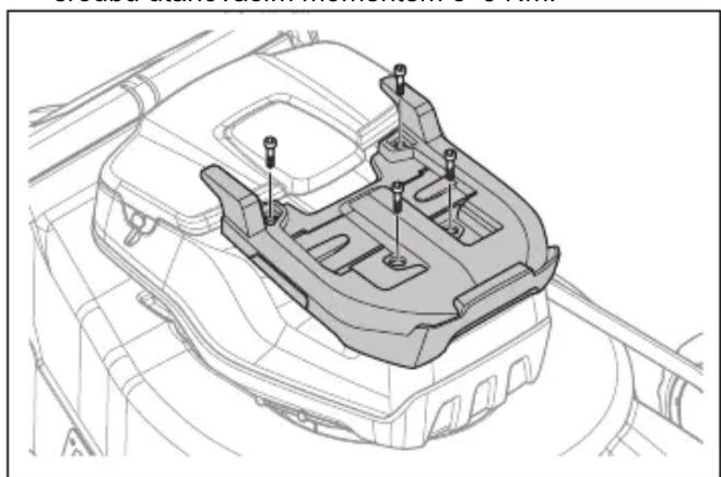 HUSQVARNA LB 553iV - Instalace a vyjmutí multibaterie (příslušenství) - 2