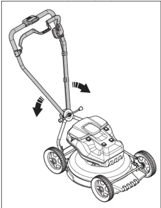HUSQVARNA LB 553iV - Tutma yerinin takılması (LB 548i, LB 553iV) - 3