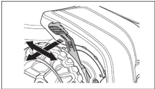 HUSQVARNA LB 553iV - Leikkuukorkeuden asettaminen (LB 548i, LC 551iV) - 1