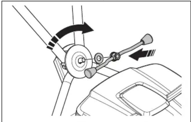 HUSQVARNA LB 553iV - A fogantyú összeszerelése (LB 548i, LB 553iV) - 2