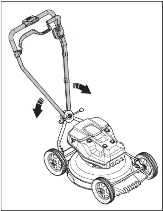 HUSQVARNA LB 553iV - Sklapanje ručke (LB 548i, LB 553iV) - 1
