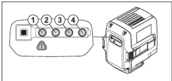 HUSQVARNA LB 553iV - Batteristatus - 1