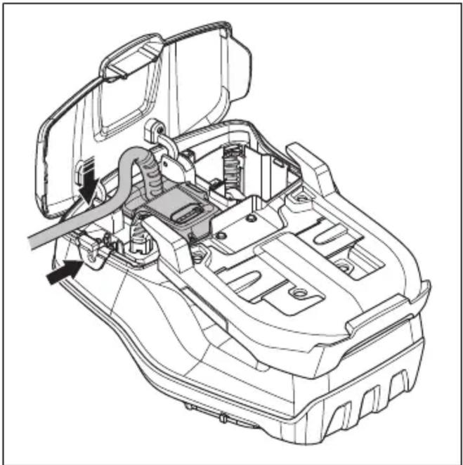 HUSQVARNA LB 553iV - Kontrola poistky naštartovania - 2