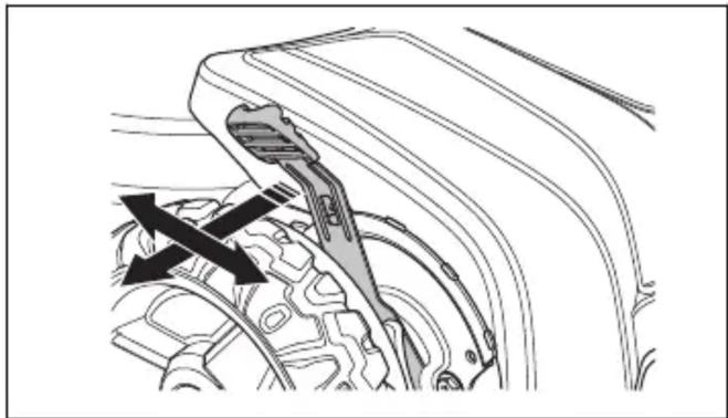 HUSQVARNA LB 553iV - 刈高の設定(LB 548i, LC 551iV) - 1
