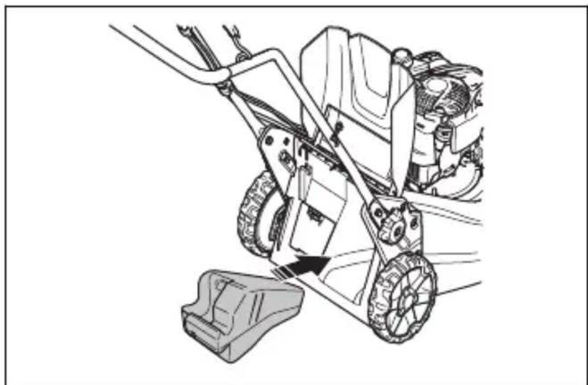 HUSQVARNA LB 553iV - Монтаж заглушки для мульчування (аксесуар LC 551iV) - 1