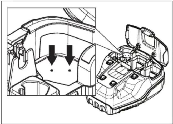 HUSQVARNA LB 553iV - Εγκατάσταση του αισθητήρα - 1