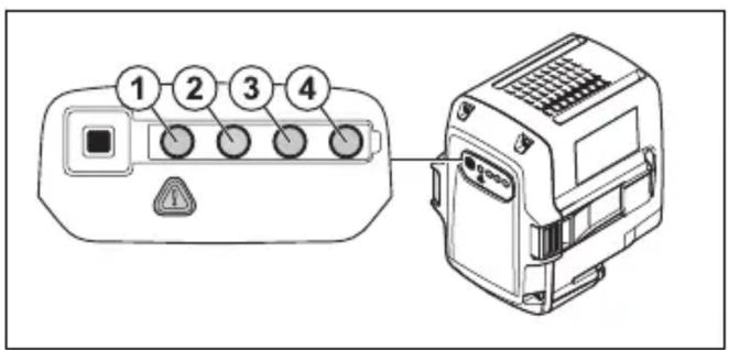 HUSQVARNA LB 553iV - Stan akumulatora - 1