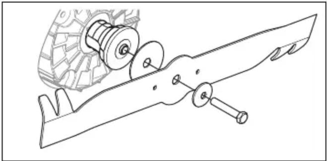 HUSQVARNA LB 553iV - Pour remplacer la lame - 2