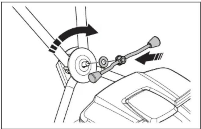 HUSQVARNA LB 553iV - ハンドルの組み立て (LB 548i, LB 553iV) - 2