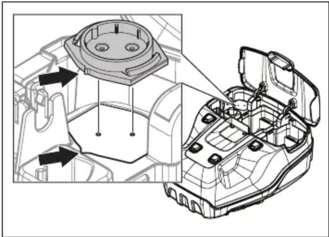 HUSQVARNA LB 553iV - To install the sensor - 4