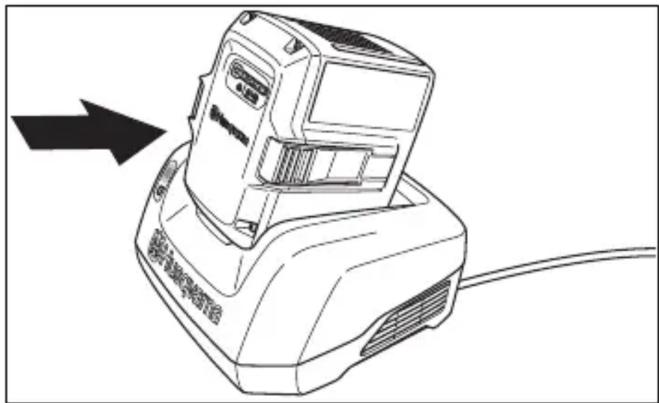 HUSQVARNA LB 553iV - Akumulatora uzlāde - 2
