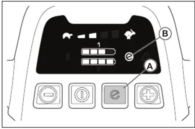 HUSQVARNA LB 553iV - To use the SavE function - 1