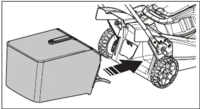 HUSQVARNA LB 553iV - De hendel monteren (LB 548i, LB 553iV) - 6