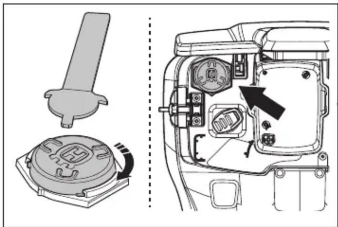 HUSQVARNA LB 553iV - Slik monterer du sensoren - 6