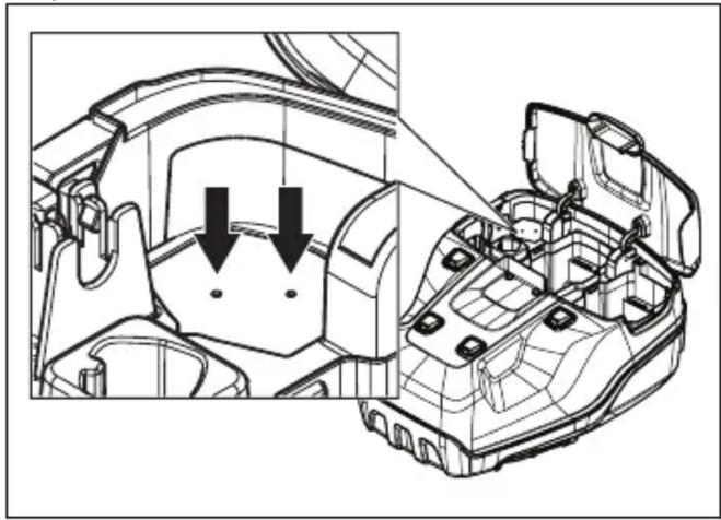 HUSQVARNA LB 553iV - Az érzékelő beszerelése - 1