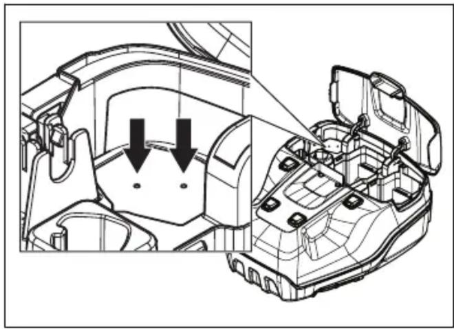 HUSQVARNA LB 553iV - Inštalácia snímača - 1