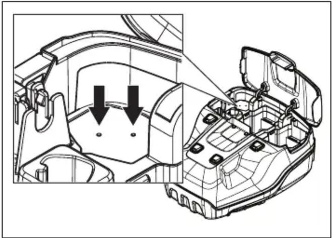 HUSQVARNA LB 553iV - Instalar o sensor - 1