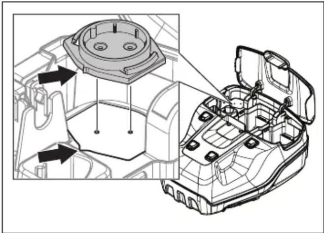 HUSQVARNA LB 553iV - Installazione del sensore - 4