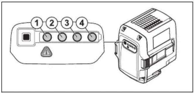 HUSQVARNA LB 553iV - Stato della batteria - 1
