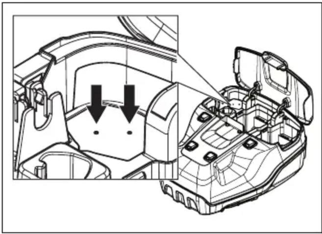 HUSQVARNA LB 553iV - Pour installer le capteur - 1