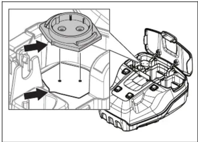 HUSQVARNA LB 553iV - Namestitev senzorja - 4